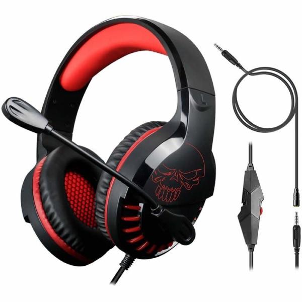 Auriculares Gaming con Micrófono Spirit of Gamer PRO-SH3 Switch Edition/ Jack 3.5/ Rojos y Negros