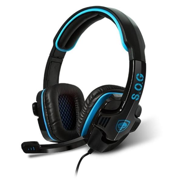 AURICULARES CON MICRÓFONO SPIRIT OF GAMER XPERT-H2 - DRIVERS 40MM - CONECTORES USB / RCA / JACK 3.5 / JACK 2.5 - CABLE 1M