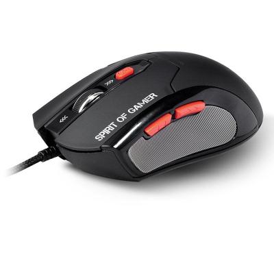 RATÓN SPIRIT OF GAMER PRO-M2 - 2800DPI - 6 BOTONES - LUZ DE