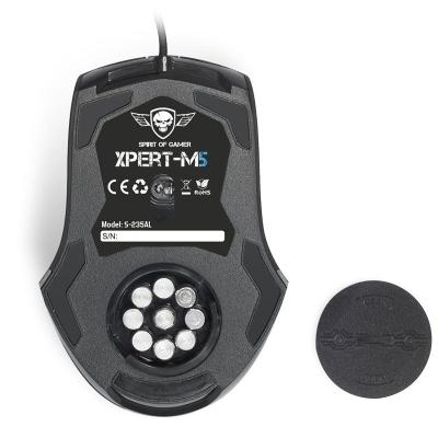 RATÓN SPIRIT OF GAMER XPERT M5 - 6000DPI 7 NIVELES - 9 BOTONES