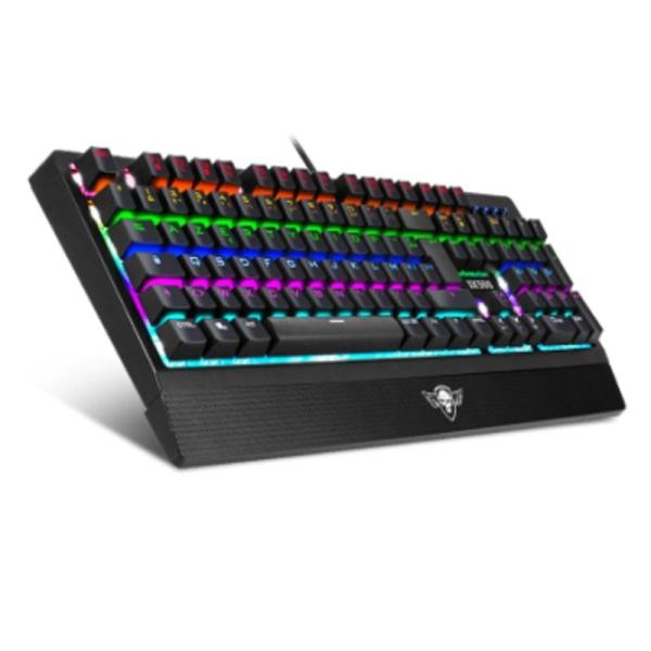 TECLADO GAMING SPIRIT OF GAMER XPERT K500 - RETROILUMINACIÓN RGB - MECÁNICO - TECLAS SIN EFECTO FANTASMA - USB 2.0