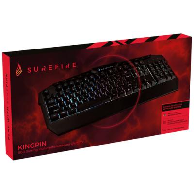 Teclado Gaming SureFire KingPin RGB/ Inglés