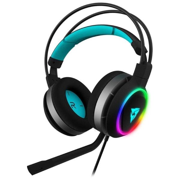 AURICULARES CON MICRÓFONO GAMING THUNDERBX3 AH7HEX - SONIDO 7.1 ENVOLVENTE - CANCELACIÓN DE RUIDO - 6 EFECTOS DE LUZ - NEGRO Y C