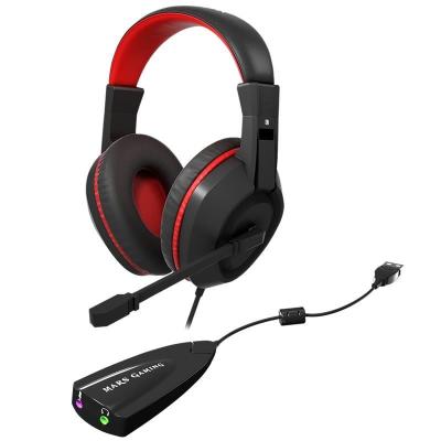 Auriculares Gaming con Micrófono Mars Gaming MAH1V2/ Jack 3.5/