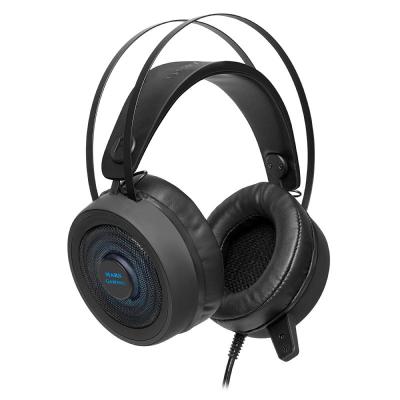 AURICULAR DIADEMA CON MICRÓFONO MARS GAMING MH318 NEGRO -