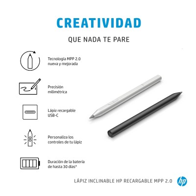 Lapiz Electrónico HP MPP 2.0 para HP Portátiles compatible