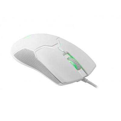 Ratón Gaming Mars Gaming MMVW/ Hasta 10000 DPI/ Blanco