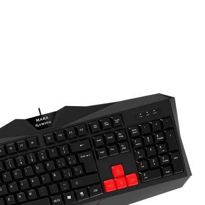 TECLADO MARS GAMING PRO MAK1 - RATIO DE RESPUESTA ULTRA RÁPIDO