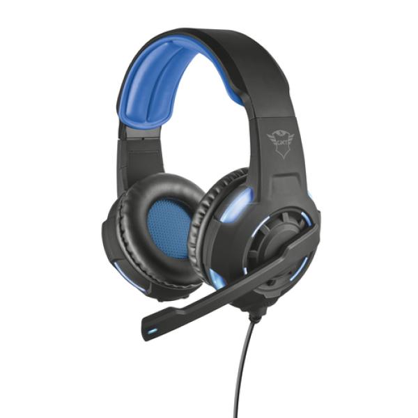 AURICULARES CON MICRÓFONO TRUST GAMING GXT 350 RADIUS 7.1 SURROUND - DRIVERS 40MM - MICRÓFONO Y LATERALES ILUMINADOS - USB