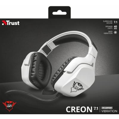 AURICULARES TRUST GAMING GXT 345 CREON 7.1 BASS VIBRATION -