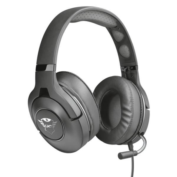 AURICULARES TRUST GAMING GXT 420 RATH MULTIPLATFORM - DIADEMA AJUSTABLE - MICRÓFONO RETRACTIL - DRIVERS 50MM - COMP PC/PS4/XBOX 