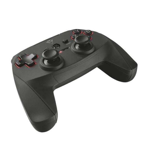 GAMEPAD TRUST GXT 545 WIRELESS - ALCANCE 10 METROS - 13 BOTONES / 2 PALANCAS / PANEL DIGITAL - BATERÍA - CUBIERTA DE GOMA - PARA