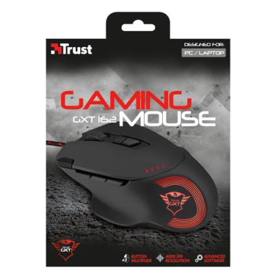 RATÓN TRUST GAMING GXT 162 - 4000PPP - ILUMINACIÓN LED