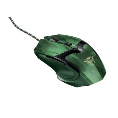 Ratón Gaming Trust Gaming GXT 101D/ Hasta 4800 DPI/ Camuflaje