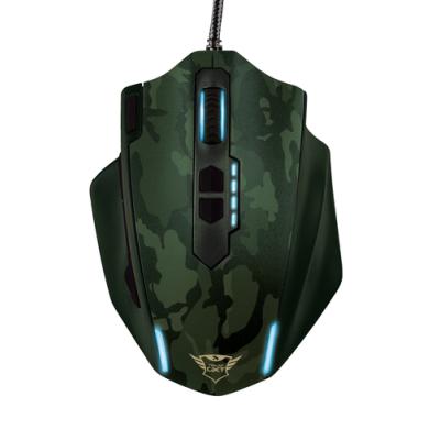 RATÓN TRUST GAMING GXT155C VERDE CAMUFLAJE - 11 BOTONES