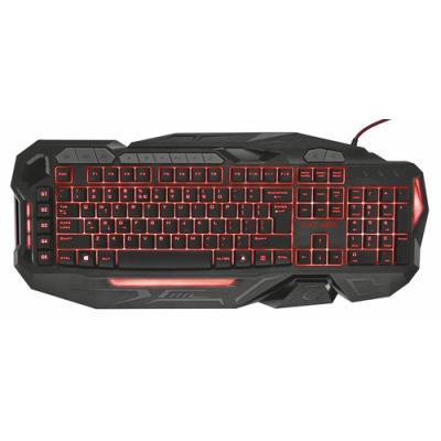 TECLADO PARA JUEGOS TRUST GAMING GXT 285 - 5 MACROS - 3 TECLAS