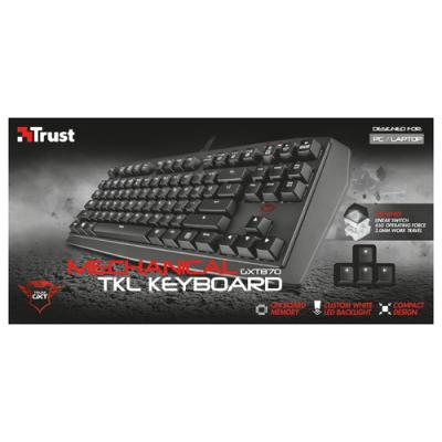 TECLADO MECÁNICO TRUST GAMING GXT 80 - INTERRUPTORES RESPUESTA