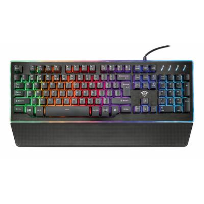 TECLADO TRUST GAMING GXT 860 THURA SEMI-MECHANICAL - 9 MODOS