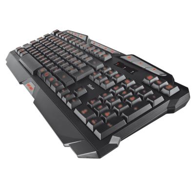 TECLADO TRUST GXT 280 LED CON TECLAS ILUMINADAS 3 COLORES