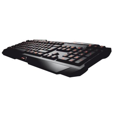 TECLADO TRUST GXT 280 LED CON TECLAS ILUMINADAS 3 COLORES