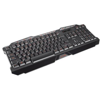 TECLADO TRUST GXT 280 LED CON TECLAS ILUMINADAS 3 COLORES