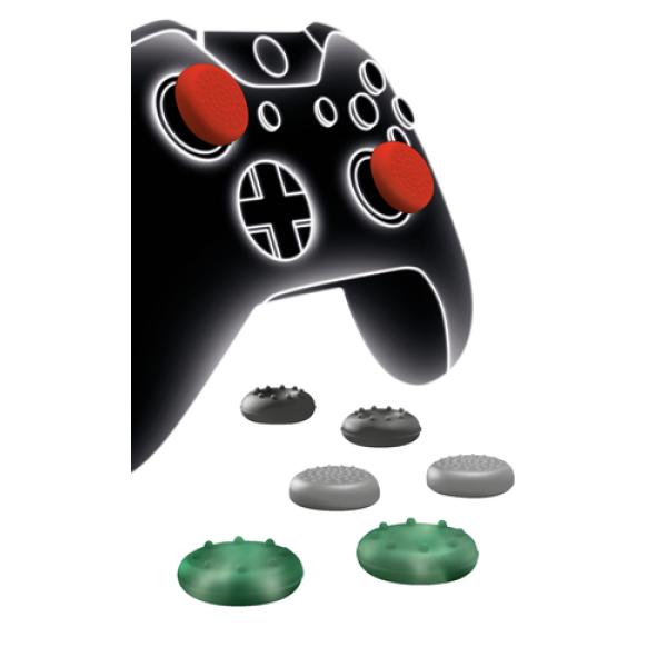 APOYOS DE PULGARES TRUST THUMB GRIPS XBOX - 8 UNIDADES DE SILICONA - PROPORCIONAN MAYOR AGARRE - COLORES DIFERENTES - PARA MANDO