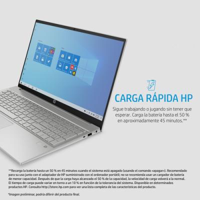 Portátil HP Pavilion 15-EG0001NS Intel Core i7-1165G7/ 8GB/