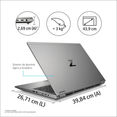 Portátil HP ZBook Fury 17 G7 Intel Core i7-10750H 32GB/ 1TB