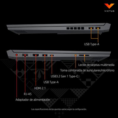 Portátil Gaming HP VICTUS 16-D0059NS Intel Core i7-11800H/