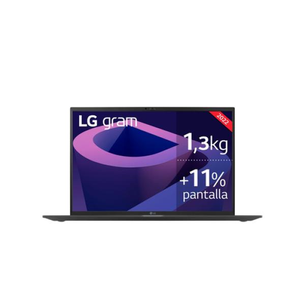 Portátil LG Gram 17Z90Q-G.AA78B Intel Core i7-1260P/ 16GB/ 1TB SSD/ 17'/ Win11