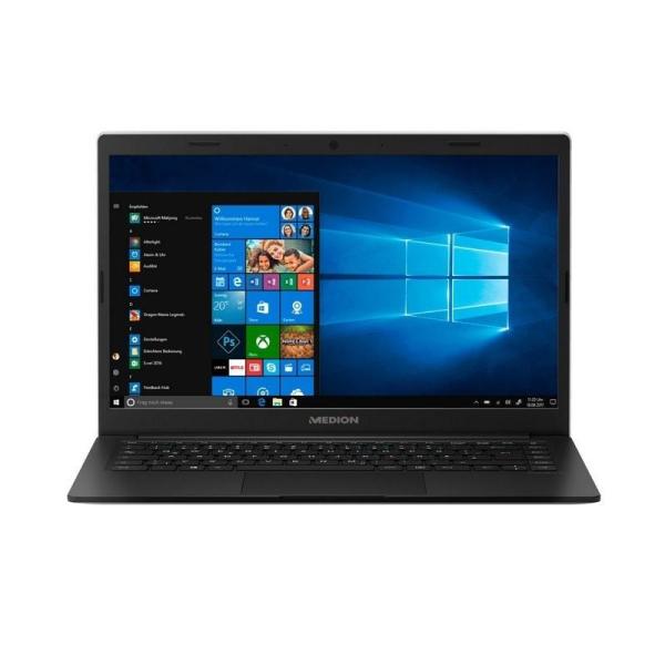 PORTÁTIL MEDION AKOYA E4251 MD61202 - W10 - INTEL N4000 1.1GHZ - 4GB - 64GB EMMC - 14'/35.6CM FHD PLEGABLE 180º - NEGRO