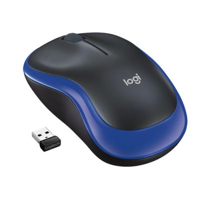 Ratón Inalámbrico Logitech M185 910-002239/ Hasta 1000 DPI/ Azul