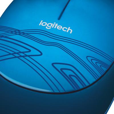 Ratón Logitech M105/ Hasta 1000 DPI/ Azul