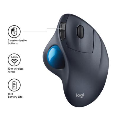 Ratón Trackball Inalámbrico Logitech M570/ Hasta 540 DPI