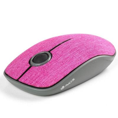 RATÓN INALÁMBRICO NGS EVO DENIM PINK - 2.4GHZ - 1200DPI - 2