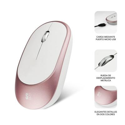 Ratón Inalámbrico por Bluetooth Subblim Smart/ Hasta 1600 DPI/