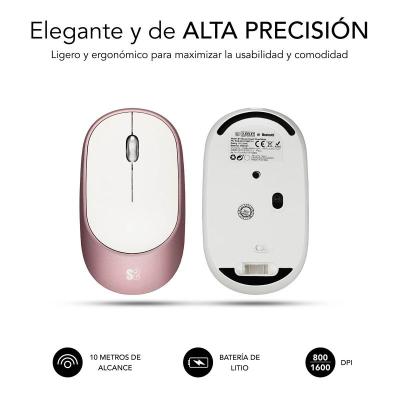 Ratón Inalámbrico por Bluetooth Subblim Smart/ Hasta 1600 DPI/