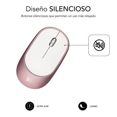 Ratón Inalámbrico por Bluetooth Subblim Smart/ Hasta 1600 DPI/