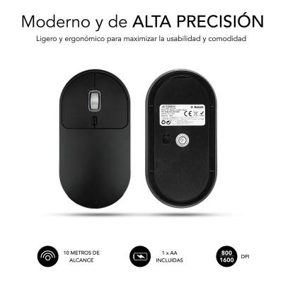 Ratón Inalámbrico por Bluetooth Subblim Excellent/ Hasta 1600