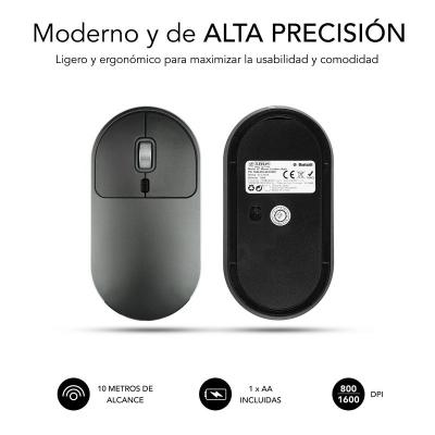 Ratón Inalámbrico por Bluetooth Subblim Excellent/ Hasta 1600