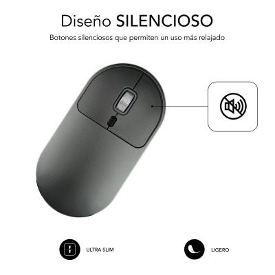 Ratón Inalámbrico por Bluetooth Subblim Excellent/ Hasta 1600