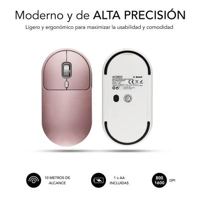 Ratón Inalámbrico por Bluetooth Subblim Excellent/ Hasta 1600