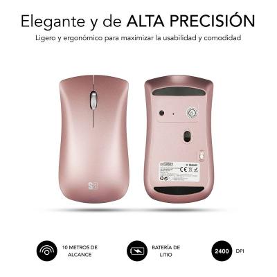 Ratón Inalámbrico por Bluetooth Subblim Elegant/ Batería