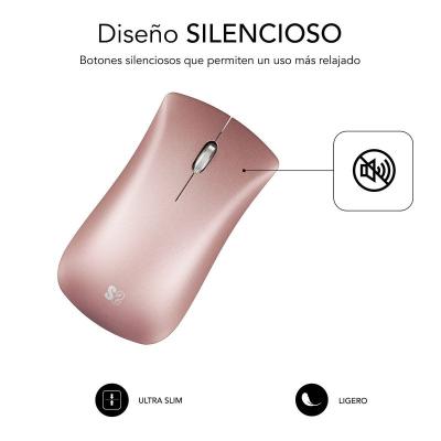 Ratón Inalámbrico por Bluetooth Subblim Elegant/ Batería