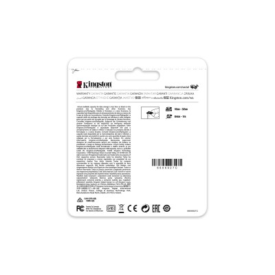 Tarjeta de Memoria Kingston CANVAS Select Plus 64GB SD XC/