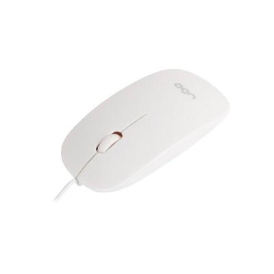 RATÓN CON CABLE UGO OFFICE MY-06 WHITE - 1200DPI - 3 BOTONES -