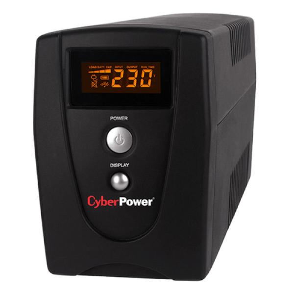 SAI LÍNEA INTERACTIVA CYBERPOWER VALUE 600EILCD - 600VA/360W - SALIDAS 3*IEC C13 - PANTALLA LCD - FORMATO TORRE