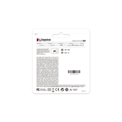 Tarjeta de Memoria Kingston CANVAS Select Plus 512GB microSD XC