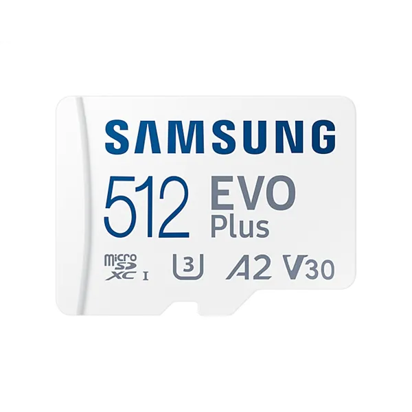 Tarjeta de Memoria Samsung EVO Plus 2021 512GB microSD XC con Adaptador/ Clase 10/ 130MBs