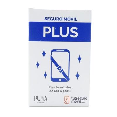 SEGURO PUMA PLUS PARA SMARTPHONES/MOVILES DE 601¤ A 900¤ PVP -